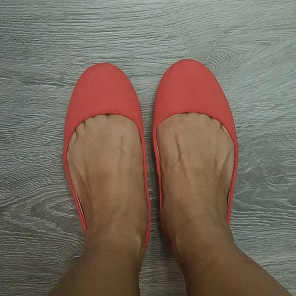 🎉HP🎉 Mix No 6 Coral textured ballet flats 7 - Picture 7 of 8